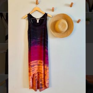 Hard tail tie dye dress